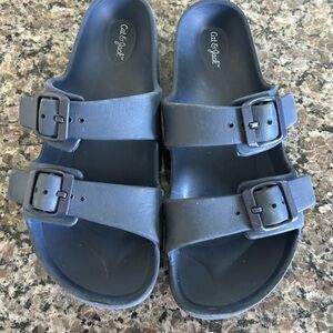 Cat & Jack Kids' Dark Blue Buckle Sandals